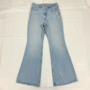 Levi’s Premium 70'S HIGH RISE FLARE WOMEN'S 28x31 JEANS Light Wash Big E Retro